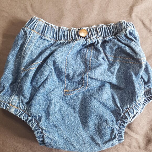Wrangler Jeans Diaper Cover Denim Country Elastic Waistband Leg Openings - Picture 1 of 4
